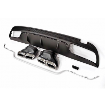 Difusor Trasero Mercedes W205 2014-2018 4P / SW Look AMG C63 ABS Plástico ABS