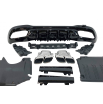 Difusor Trasero Mercedes W206 Sedan / SW Look C63 Plástico ABS