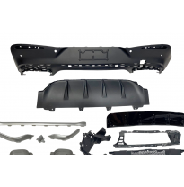 Difusor Trasero Mercedes X254 GLC 2023+ Coupe look AMG GLC63 Plástico ABS