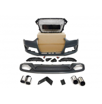 Kit De Carrocería Audi A4 B8.5 13-15 Look RS4 ABS Plástico ABS