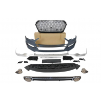 Kit De Carrocería Audi A4 B9 16-19 Look RS4 Plástico ABS