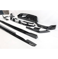 Kit De Carrocería BMW G06 X6 Look M Performance Brillante Negro Plástico ABS