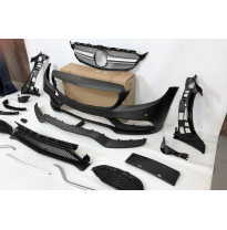 Kit De Carrocería Mercedes W205 2014-2018 2P Look AMG C63 Plástico ABS