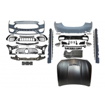 Kit De Carrocería Mercedes W206 4 Puertas Look AMG C63 Plástico ABS