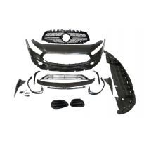 Paragolpes Delantero Mercedes W177 / V177 look A45 S Diamond II Plástico ABS