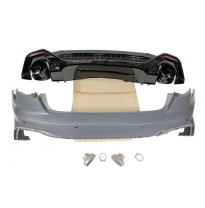 Paragolpes Trasero Audi A4 2020+ Look RS4 Plástico ABS