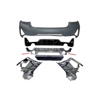 Paragolpes Trasero BMW G20 LCI 2023+ look M-Performance Brillante Negro Plástico ABS