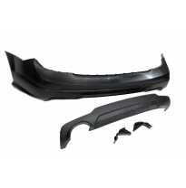 Paragolpes Trasero Mercedes W204 07-13 2-4P 1 Salida Look AMG ABS Plástico ABS