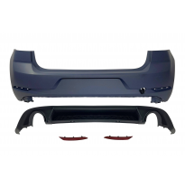 Paragolpes Trasero Volkswagen Golf 7 Look 7.5 GTI 2 Salidas ABS Plástico ABS