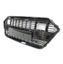Parrilla Audi A7 2020 Look RS7 ACC Full Black Plástico ABS