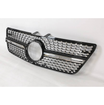 Parrilla Mercedes W164 LCI 2009-02012 Look Diamond Black Plástico ABS
