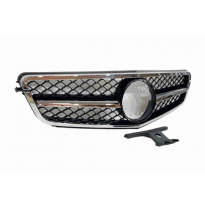 Parrilla Mercedes W204 2007-2014 Look Diamond Plástico ABS