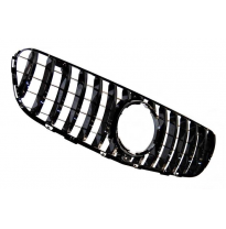 Parrilla Mercedes GLC X253 2015-2019 Look GT Negro Brillante Plástico ABS