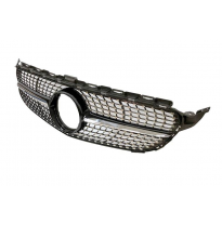 Parrilla Mercedes W205 2014-2018 Look Diamond Plástico ABS