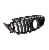 Parrilla Mercedes W213 / C238 Look GT Full Black Cámara Plástico ABS