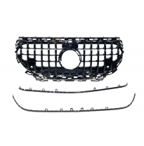 Parrilla Mercedes W214 Look GT FULL BLACK Plástico ABS