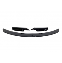 Spoiler Delantero BMW E90 / E91 2005-2008 Look M-Tech Brillante Negro Plástico ABS