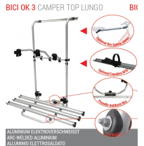 Portabicicletas Fabbri Bici Ok 3 Bicis Camper Top Base Larga
