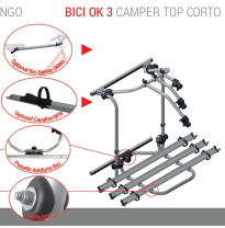 Portabicicletas Fabbri Bici Ok 3 Bicis Camper Top Base Corta