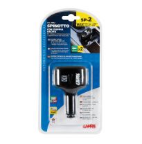 Enchufe Mechero Sp-2 2 Tomas Luz Led 12v 10a