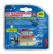 Kit Enchufe Mechero Con Luz 12v