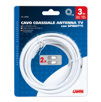 Cable Coaxial Para Antena Tv Globo 3 Metros