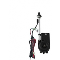 Antena Electrica Automática Black Master Altura 29 Cm Acople 20-25 Mm ø