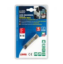 Luz De Galibo 4 Led 12/24v Roja
