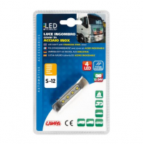 Luz De Galibo 4 Led 12/24v Ambar