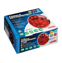 Faro Trasero Redondo Homologado 14 Led 12/24v Antiniebla