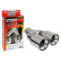 Tubo Escape Tip Ts-46 Acero Inoxidable Diam 32-50mm