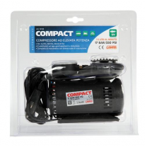 Compresor Compact Bicilindrico Con Manometro 12v 200w