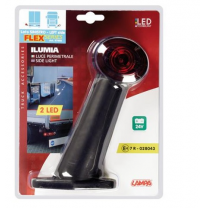 Piloto Perimetral Flexible 2 Led 24v 60º Izquierdo