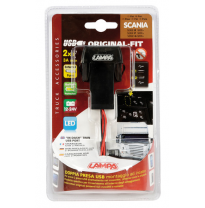 Toma Doble Del Usb 12 / 24v Scania