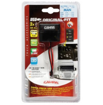 Toma Doble Del Usb 12 / 24v Man