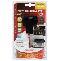 Toma Doble Del Usb 12 / 24v Volvo