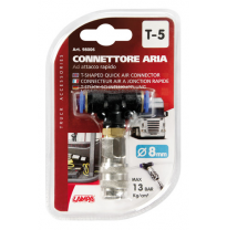 Conector Rapido Aire T-5 8mm