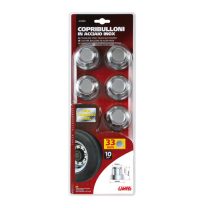 Embellecedor Tornillo Rueda 33 Mm Acero Inoxidable (10 Unidades)