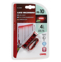 Luz Galibo Impermeable Homologada 4 Led Smd 24v Roja