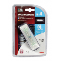 Luz De Galibo Frontal Rectangular 4 Leds Blanco