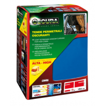 Cortinas Camión Perimetrales Oscuras 110 Cm Azul