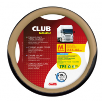 Funda Volante Club Premium Negro Beige 44-46 Cm