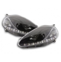 Faros Luz Diurna Fiat Grande Punto Typ 199 Bj. 05-08 Negro