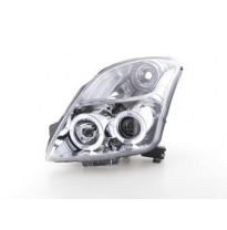 Faros Delanteros Set Angel Eyes Suzuki Swift Modelo Mz  05- Cromado Fk Automotive