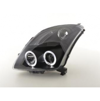 Faros Delanteros Set Angel Eyes Suzuki Swift Modelo Mz  05- Negro Fk Automotive
