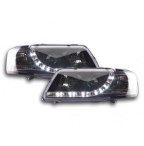Faros Delanteros Luz Diurna Set Audi A3 Modelo 8l  96-00 Negro Fk Automotive