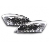 Faros Delanteros Luz Diurna Set Kia Cee&#039;d 5-Ptas. Modelo Ed  06-09 Cromado Fk Automotive