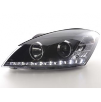 Faros Delanteros Luz Diurna Set Kia Cee&#039;d 5-Ptas. Modelo Ed  06-09 Negro Fk Automotive