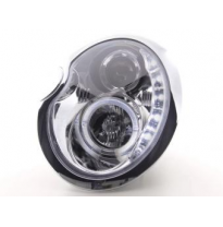 Faros Delanteros Luz Diurna Set Mini Cooper Modelo R50  01-06 Cromado Fk Automotive
