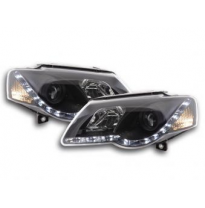 Faros Luz Diurna Con R87 Vw Passat B6 3c Bj. 05-10 Negro Fk Automotive